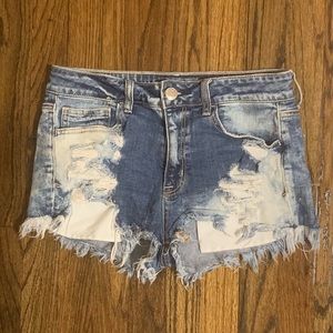 American Eagle Outfitters High Rise Shortie Shorts